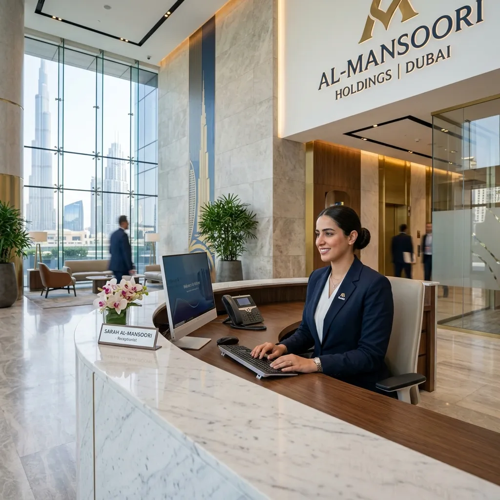 Receptionist Salary in UAE 2026: Real Pay by Industry