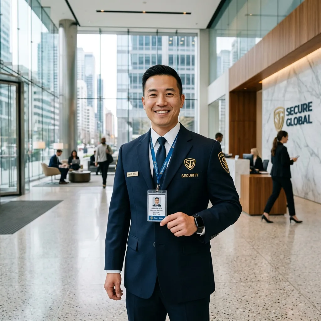 Security guard salary comparison and roles in UAE